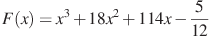 f(x)=x^3+18x^2+114x-\frac{5}{12}